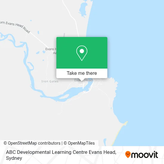 Mapa ABC Developmental Learning Centre Evans Head