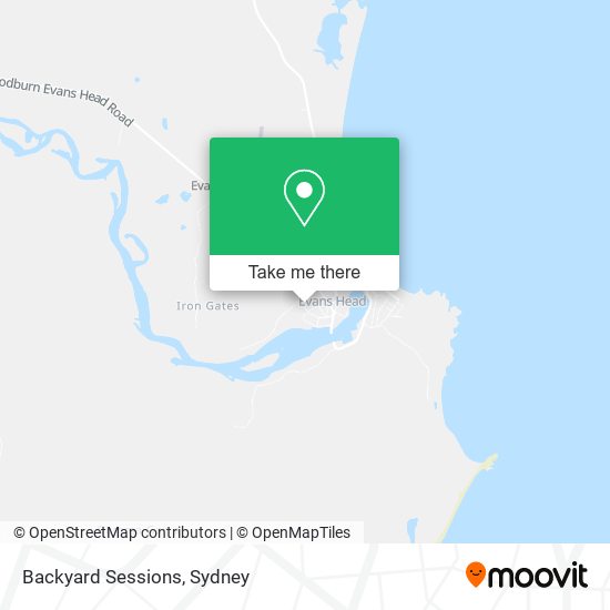 Backyard Sessions map