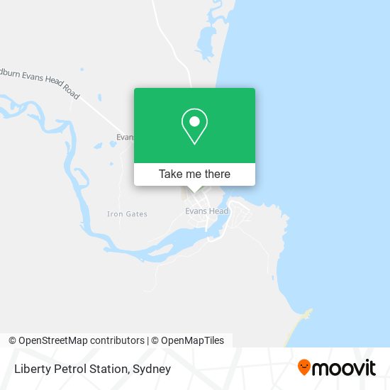 Liberty Petrol Station map