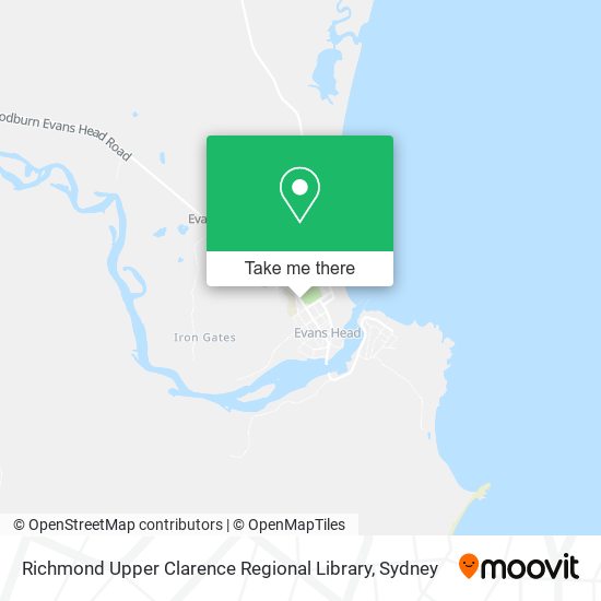 Richmond Upper Clarence Regional Library map
