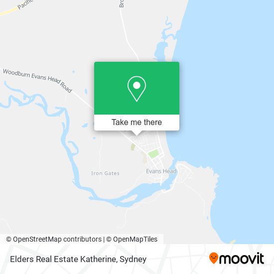 Elders Real Estate Katherine map