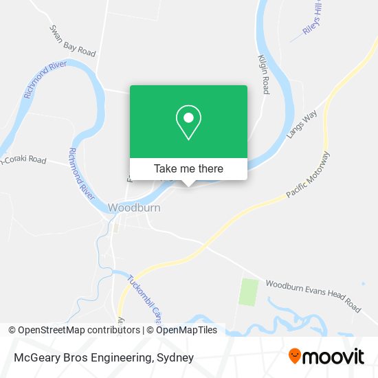 McGeary Bros Engineering map