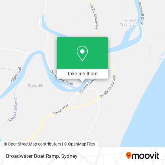 Broadwater Boat Ramp map