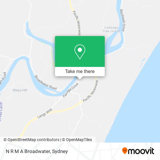 N R M A Broadwater map