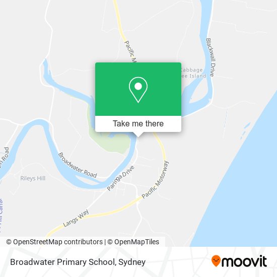 Broadwater Primary School map