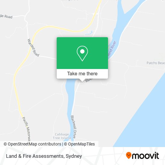 Land & Fire Assessments map