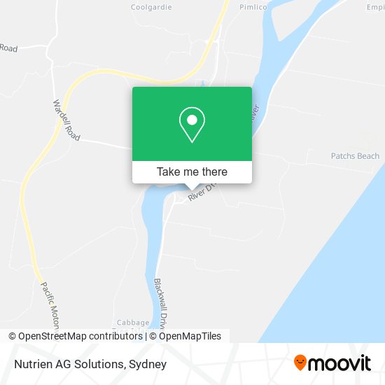 Nutrien AG Solutions map