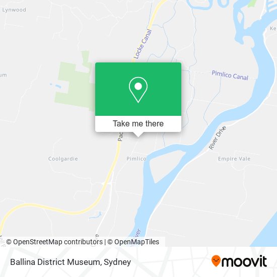 Ballina District Museum map