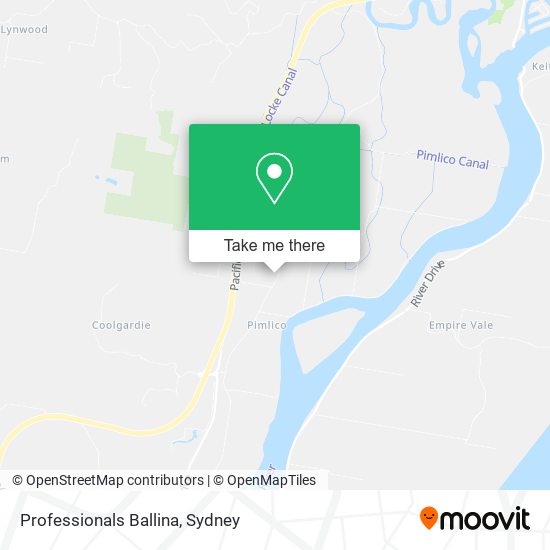 Professionals Ballina map