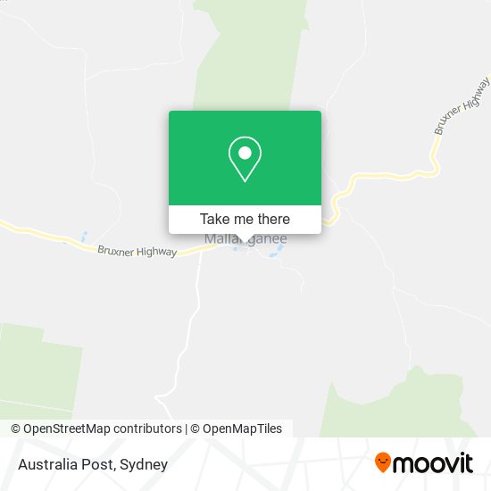 Australia Post map