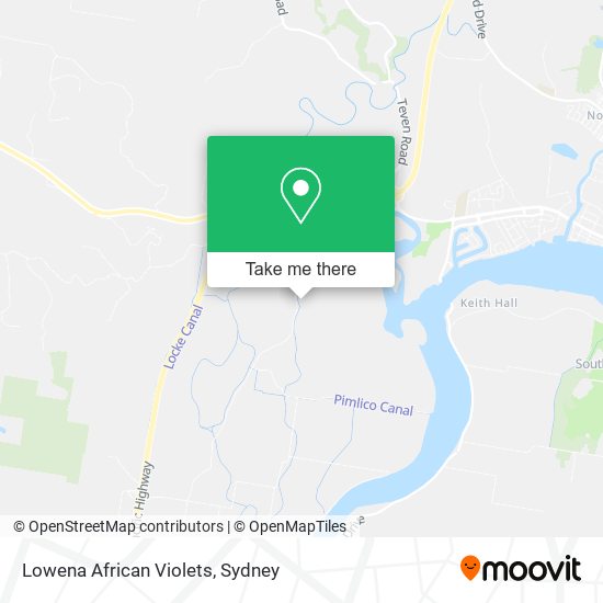 Lowena African Violets map