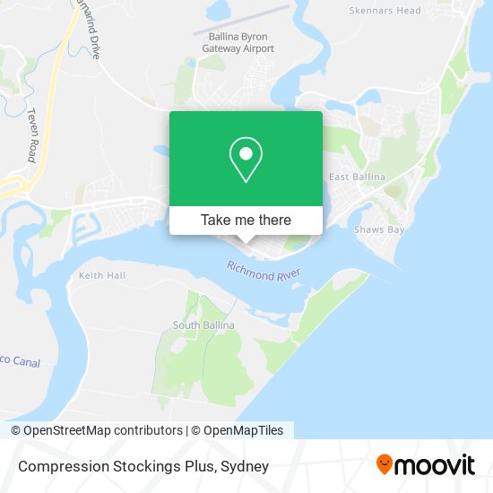 Compression Stockings Plus map