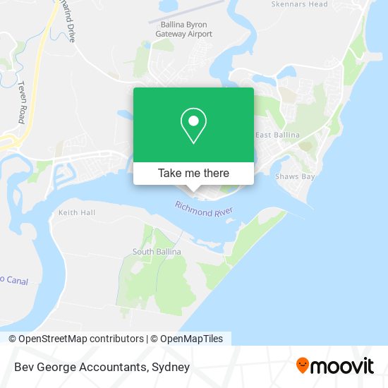 Bev George Accountants map