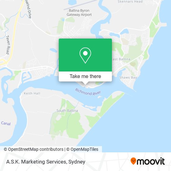 A.S.K. Marketing Services map