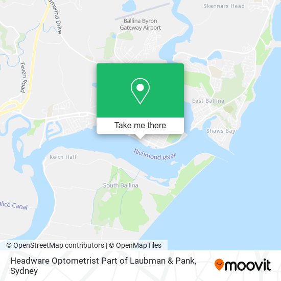Headware Optometrist Part of Laubman & Pank map
