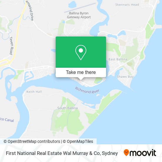 First National Real Estate Wal Murray & Co map