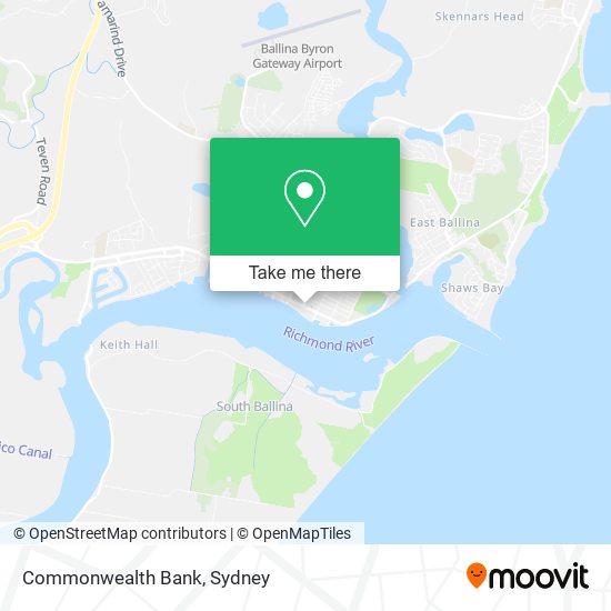 Commonwealth Bank map
