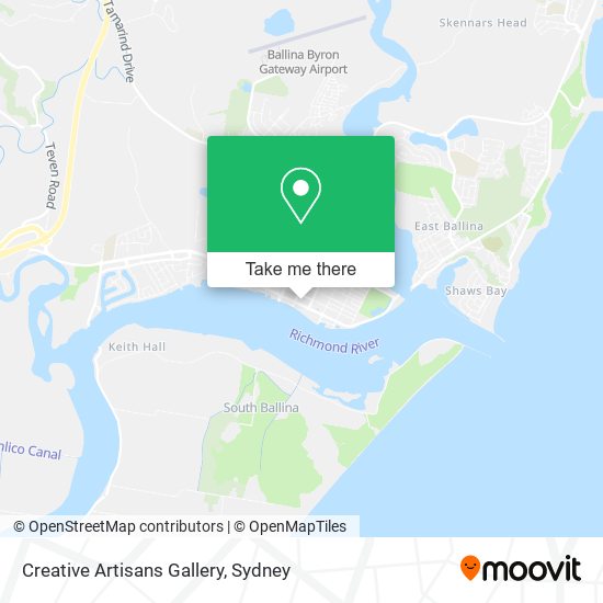 Creative Artisans Gallery map