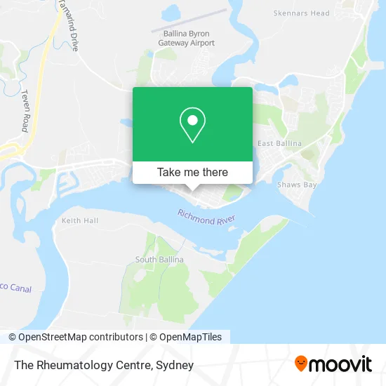 The Rheumatology Centre map