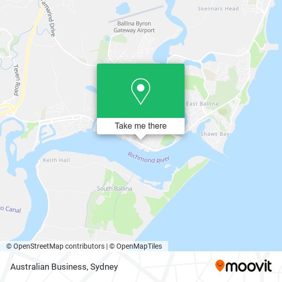 Australian Business map