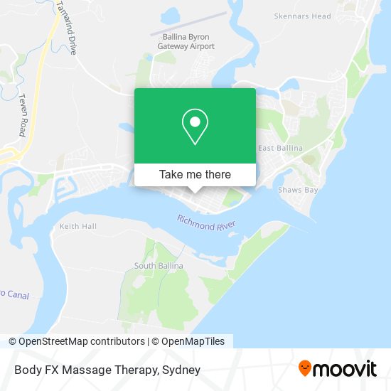 Mapa Body FX Massage Therapy