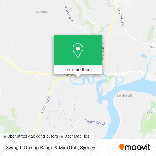Swing It Driving Range & Mini Golf map