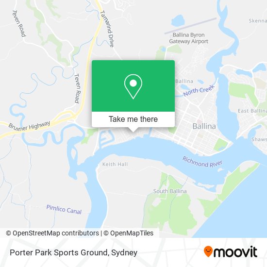 Porter Park Sports Ground map