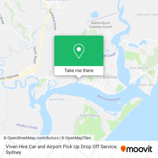 Vivan Hire Car and Airport Pick Up Drop Off Service map