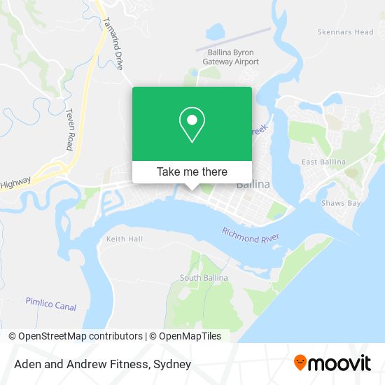 Aden and Andrew Fitness map