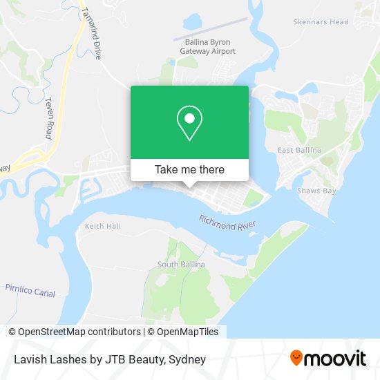 Lavish Lashes by JTB Beauty map