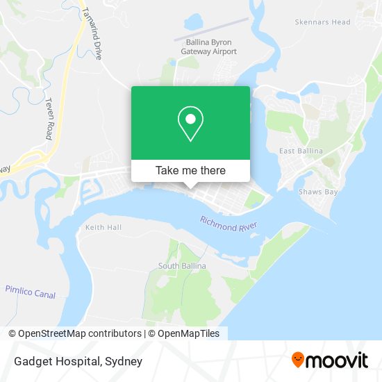 Gadget Hospital map