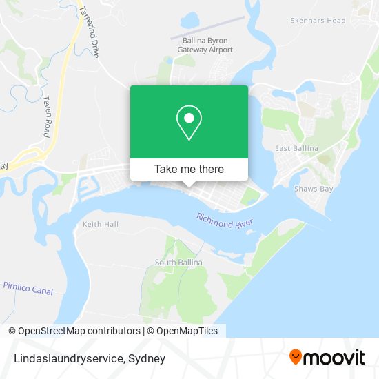 Lindaslaundryservice map