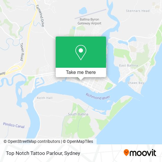 Top Notch Tattoo Parlour map