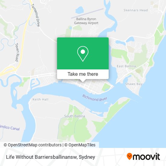 Life Without Barriersballinansw map