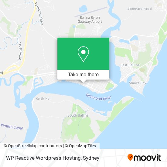 WP Reactive Wordpress Hosting map