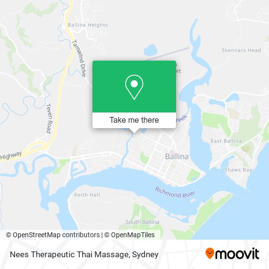 Nees Therapeutic Thai Massage map