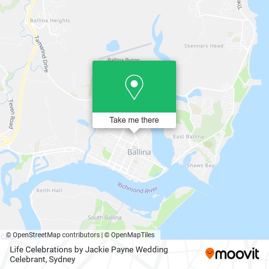 Mapa Life Celebrations by Jackie Payne Wedding Celebrant