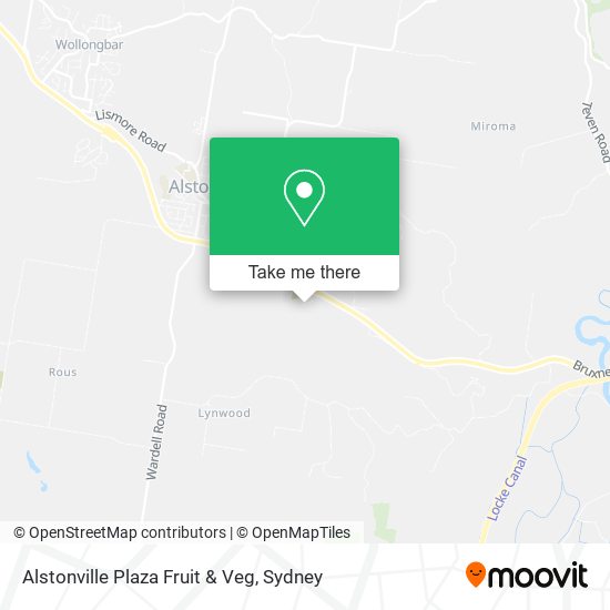 Alstonville Plaza Fruit & Veg map