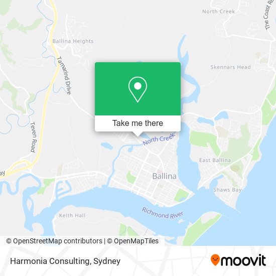 Harmonia Consulting map