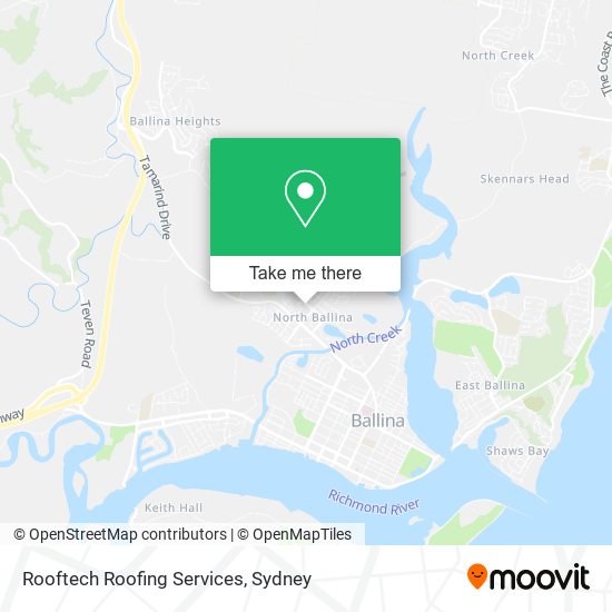 Mapa Rooftech Roofing Services