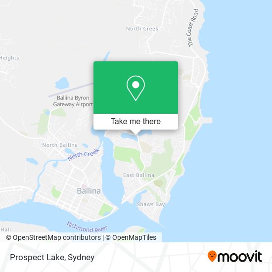 Prospect Lake map