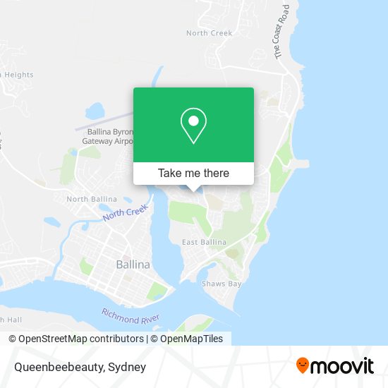 Queenbeebeauty map