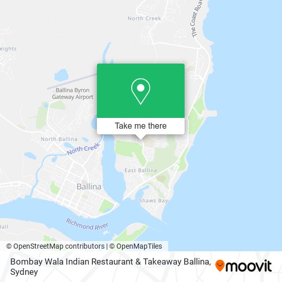 Bombay Wala Indian Restaurant & Takeaway Ballina map