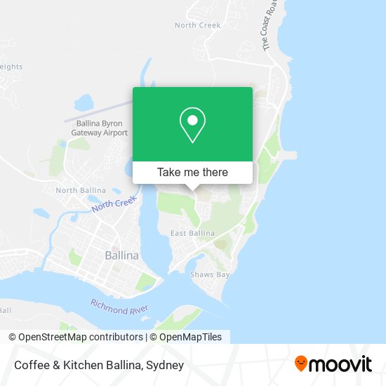 Mapa Coffee & Kitchen Ballina