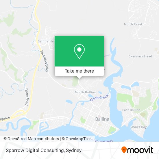 Sparrow Digital Consulting map