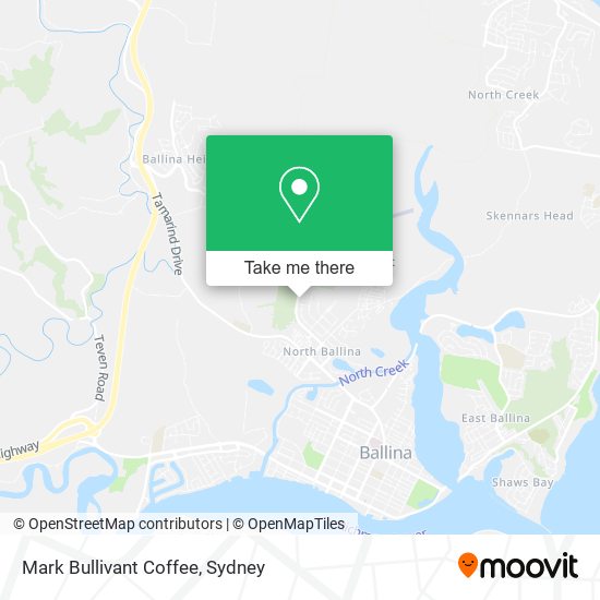 Mark Bullivant Coffee map