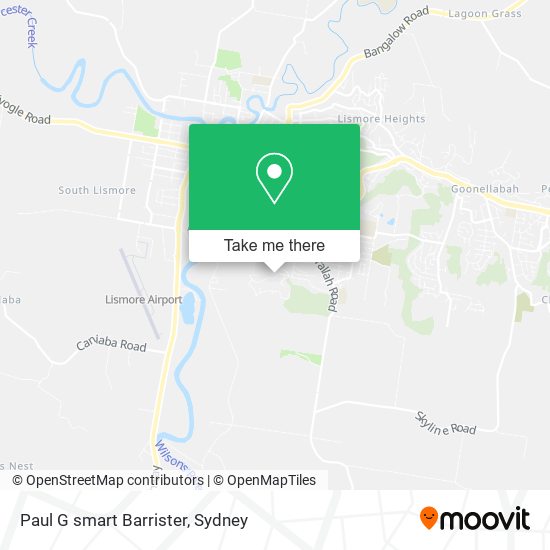 Paul G smart Barrister map