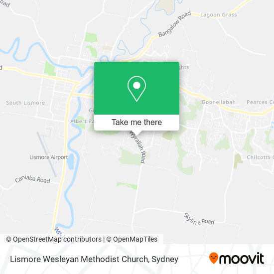 Lismore Wesleyan Methodist Church map