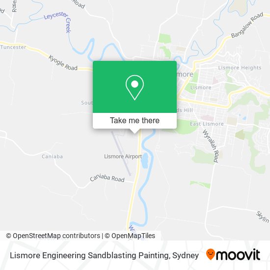 Lismore Engineering Sandblasting Painting map