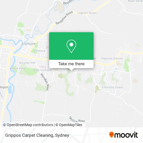 Grippos Carpet Cleaning map